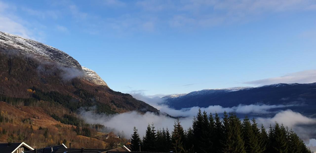 New And Exclusive Cottage In Voss With A Great View Skulestadmo Bagian luar foto
