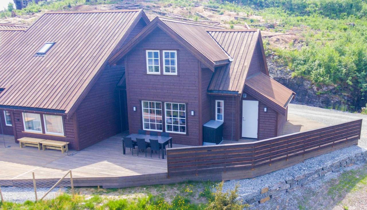 New And Exclusive Cottage In Voss With A Great View Skulestadmo Bagian luar foto