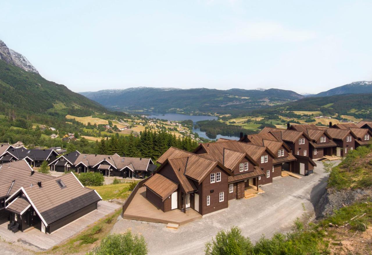 New And Exclusive Cottage In Voss With A Great View Skulestadmo Bagian luar foto