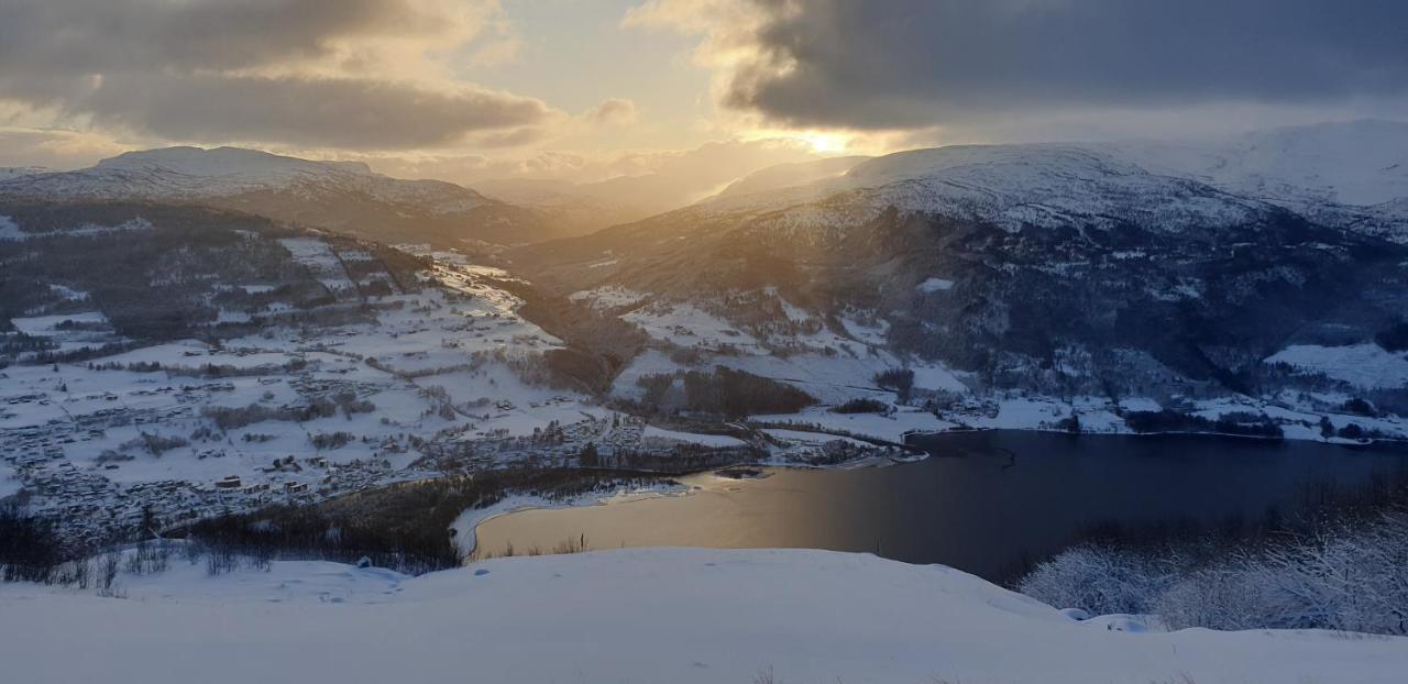 New And Exclusive Cottage In Voss With A Great View Skulestadmo Bagian luar foto