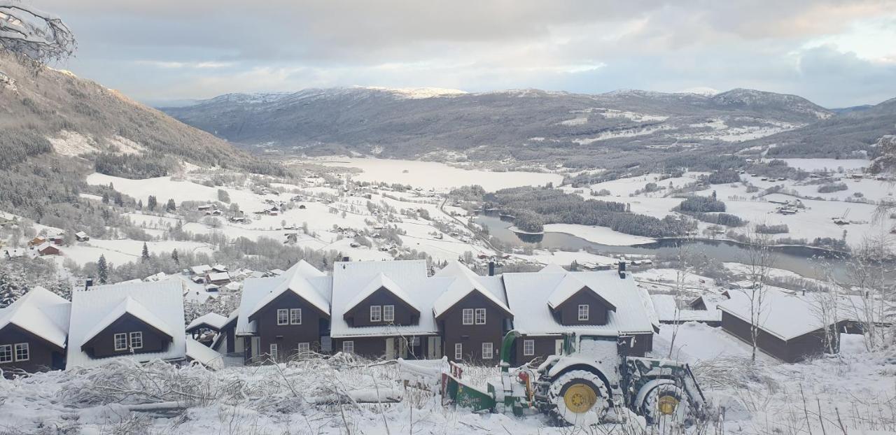 New And Exclusive Cottage In Voss With A Great View Skulestadmo Bagian luar foto