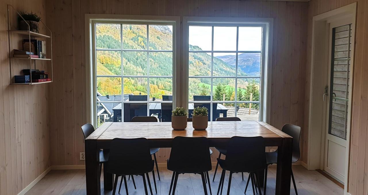 New And Exclusive Cottage In Voss With A Great View Skulestadmo Bagian luar foto